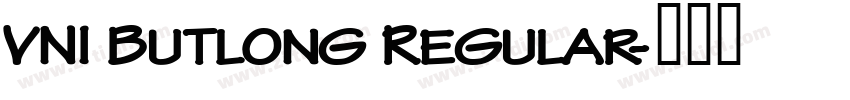 VNI Butlong Regular字体转换